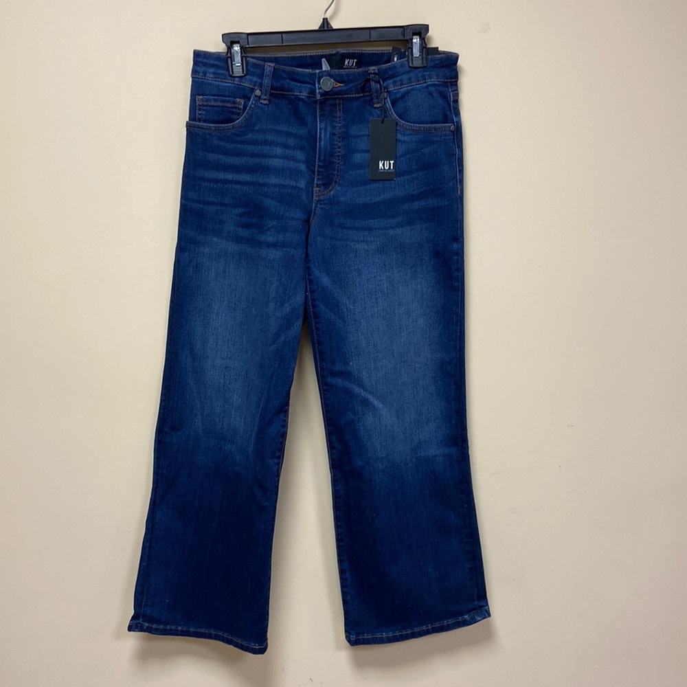 Kut from the Kloth Charlotte Fab Ab Women's High Rise Jeans - Dark Blue